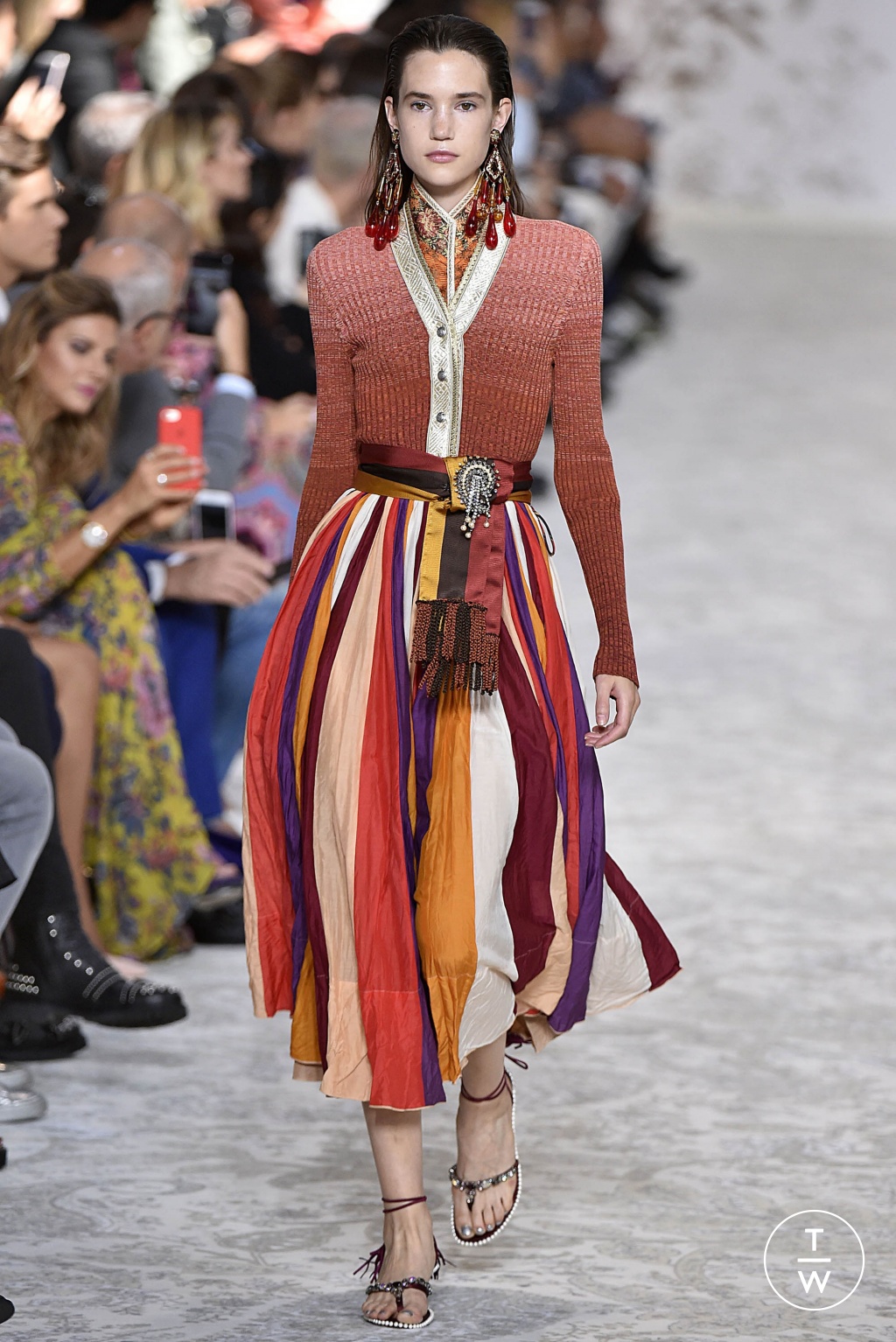 Fashion Week Milan Spring/Summer 2018 look 35 from the Etro collection womenswear