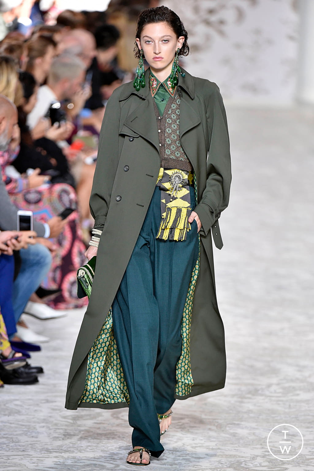 Fashion Week Milan Spring/Summer 2018 look 65 from the Etro collection womenswear
