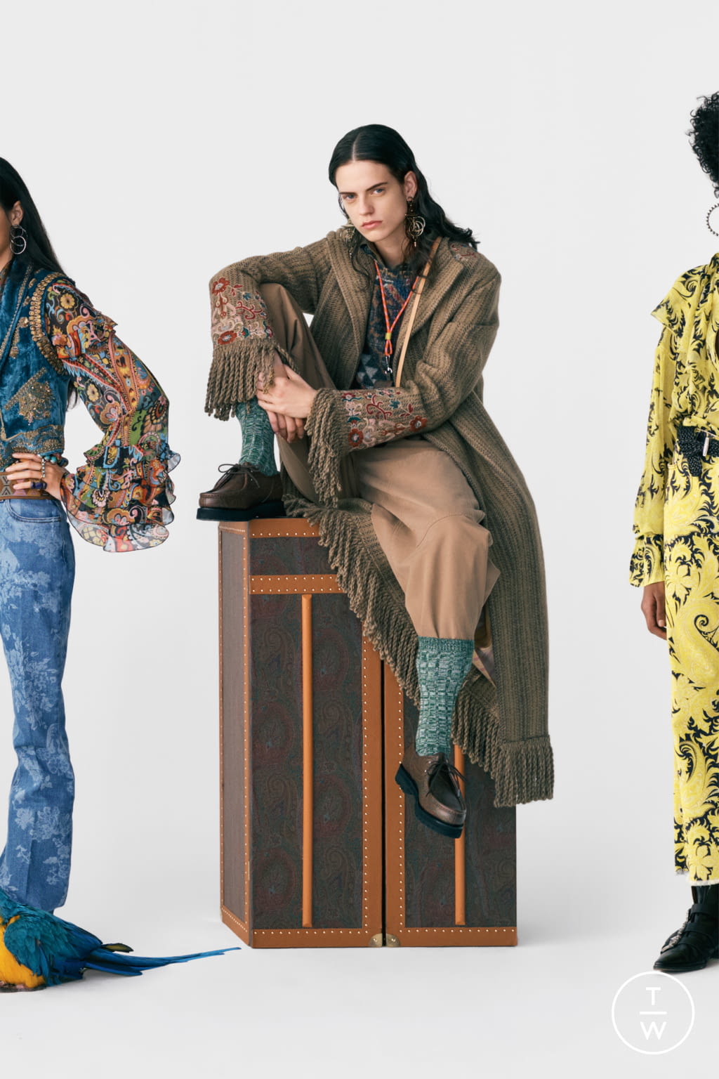 Fashion Week Milan Pre-Fall 2021 look 15 from the Etro collection womenswear