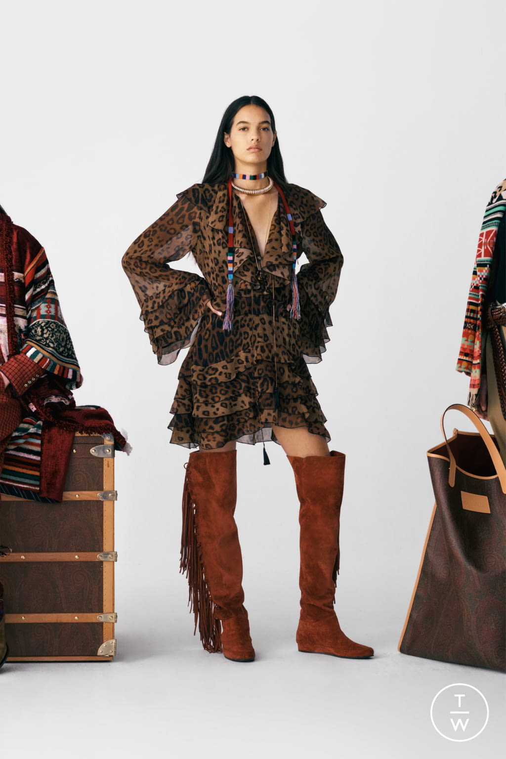 Fashion Week Milan Pre-Fall 2021 look 32 from the Etro collection womenswear