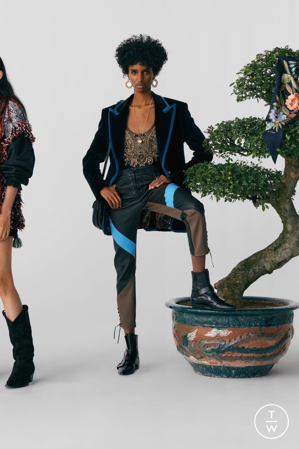 Fashion Week Milan Pre-Fall 2021 look 41 from the Etro collection womenswear