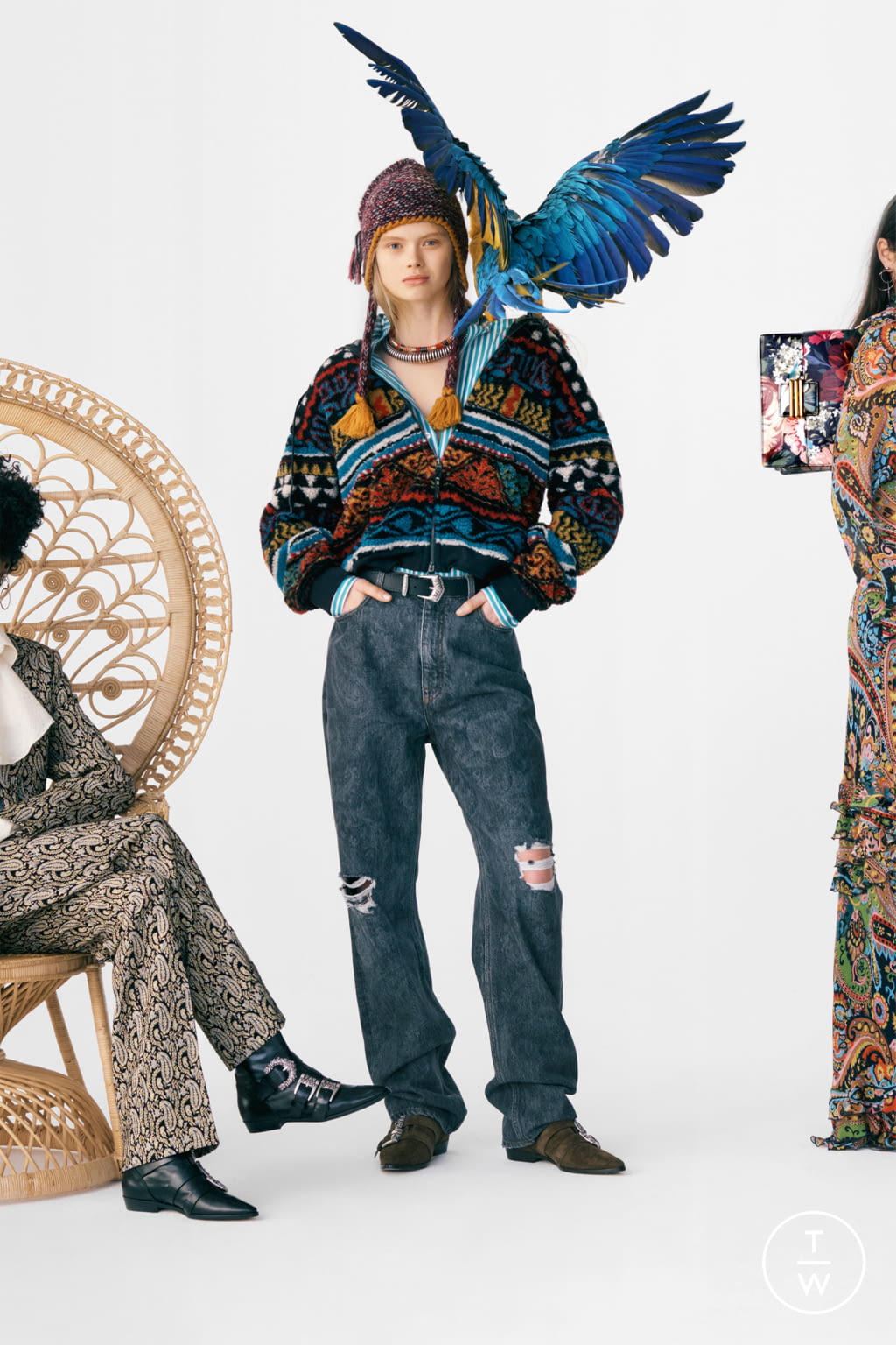 Fashion Week Milan Pre-Fall 2021 look 8 from the Etro collection womenswear