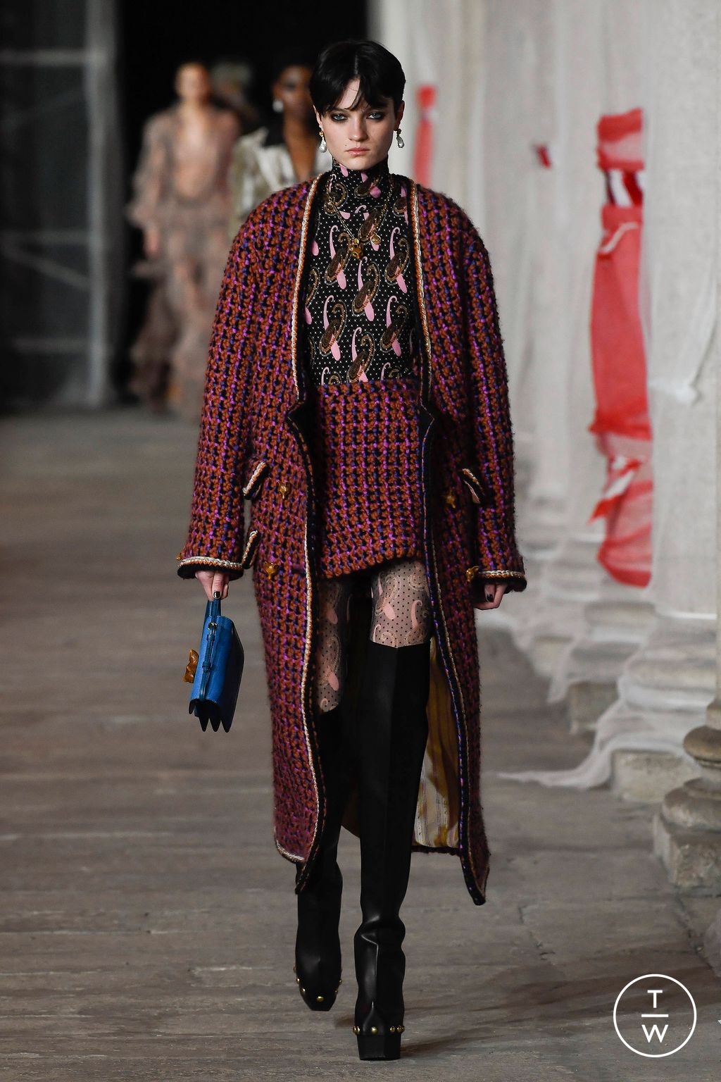 Fashion Week Milan Fall/Winter 2023 look 13 de la collection Etro womenswear