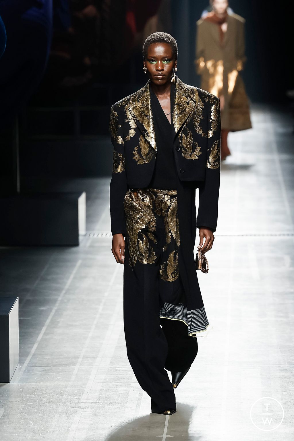 Fashion Week Milan Fall/Winter 2024 look 2 from the Etro collection 女装