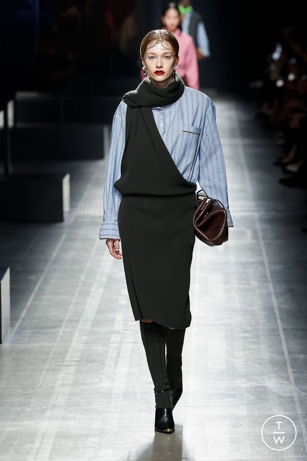 Fashion Week Milan Fall/Winter 2024 look 4 from the Etro collection 女装