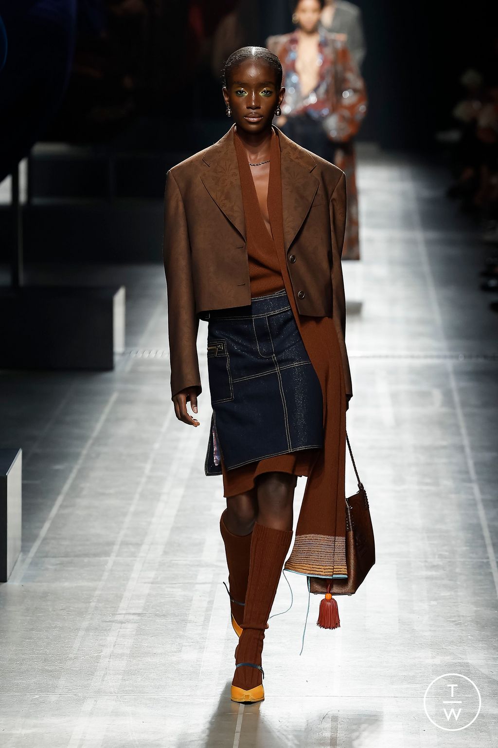 Fashion Week Milan Fall/Winter 2024 look 10 from the Etro collection womenswear
