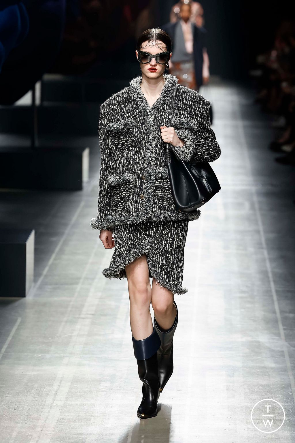 Fashion Week Milan Fall/Winter 2024 look 14 from the Etro collection 女装
