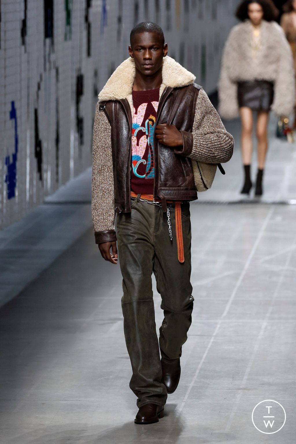 Fashion Week Milan Fall/Winter 2025 look 11 de la collection Etro womenswear