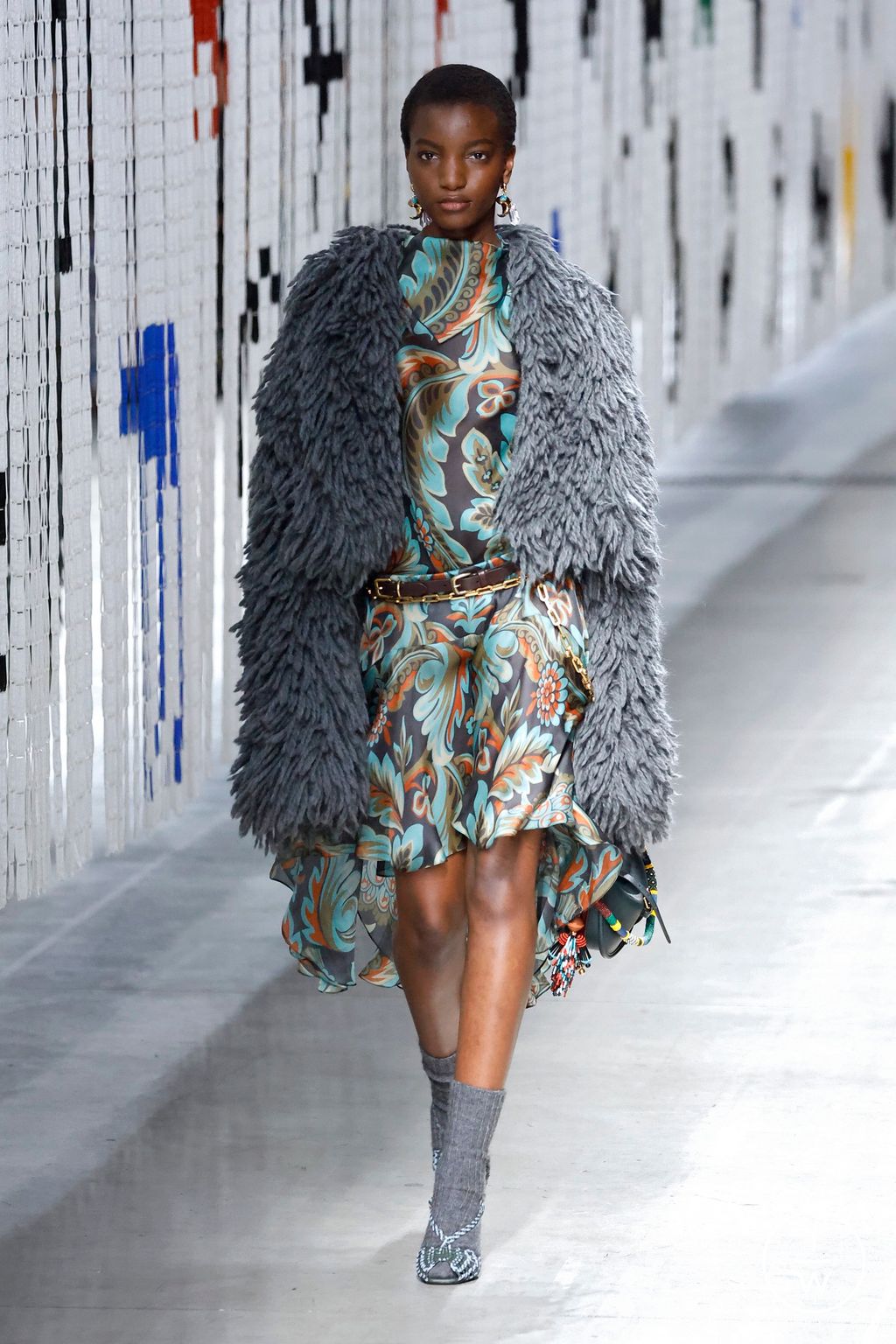 Fashion Week Milan Fall/Winter 2025 look 32 from the Etro collection womenswear