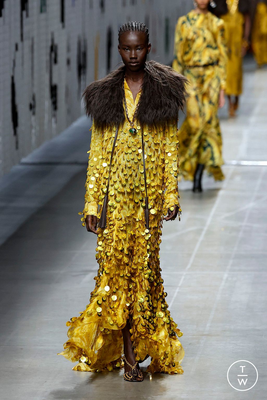Fashion Week Milan Fall/Winter 2025 look 54 from the Etro collection womenswear