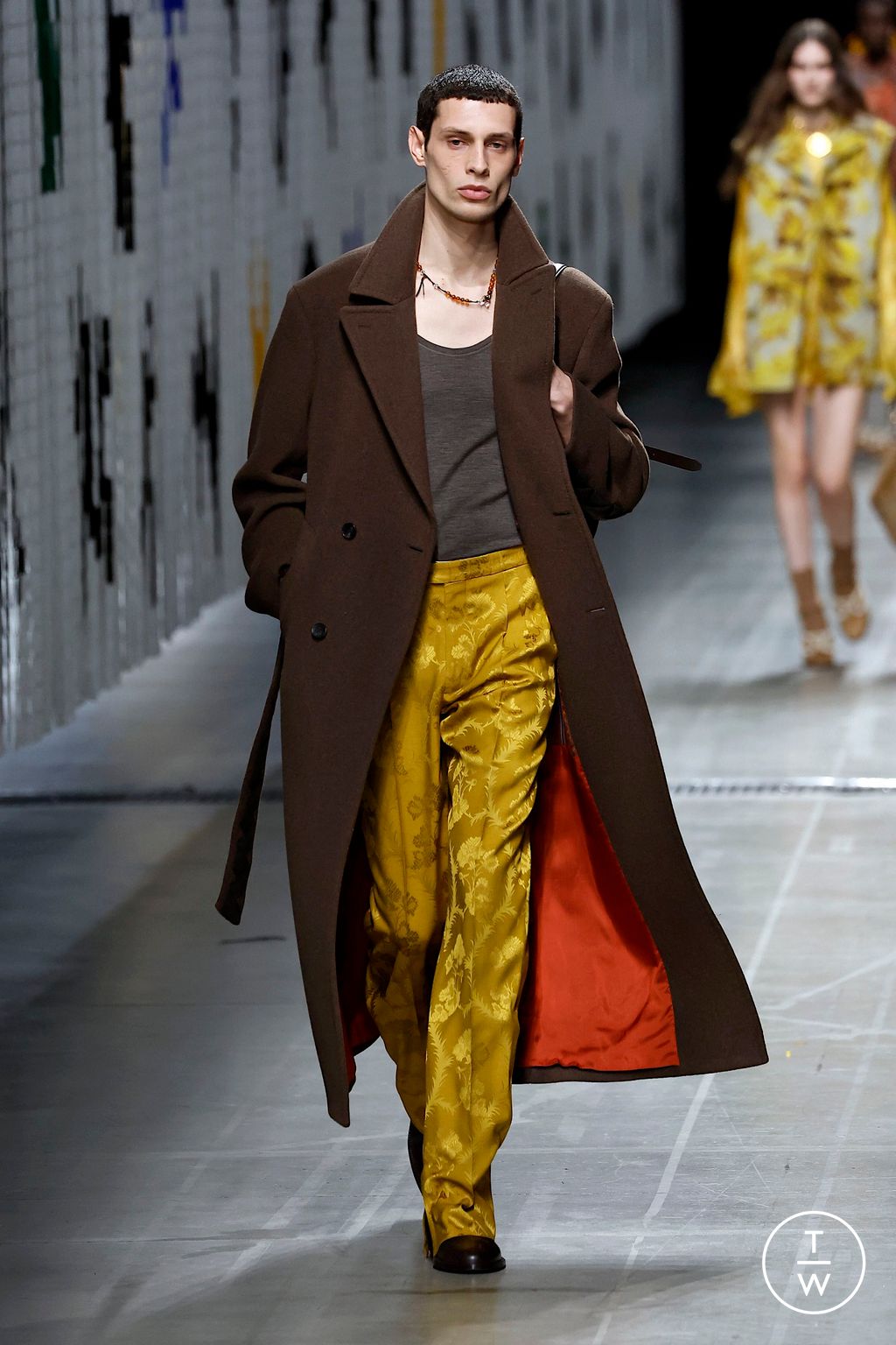 Fashion Week Milan Fall/Winter 2025 look 57 from the Etro collection womenswear