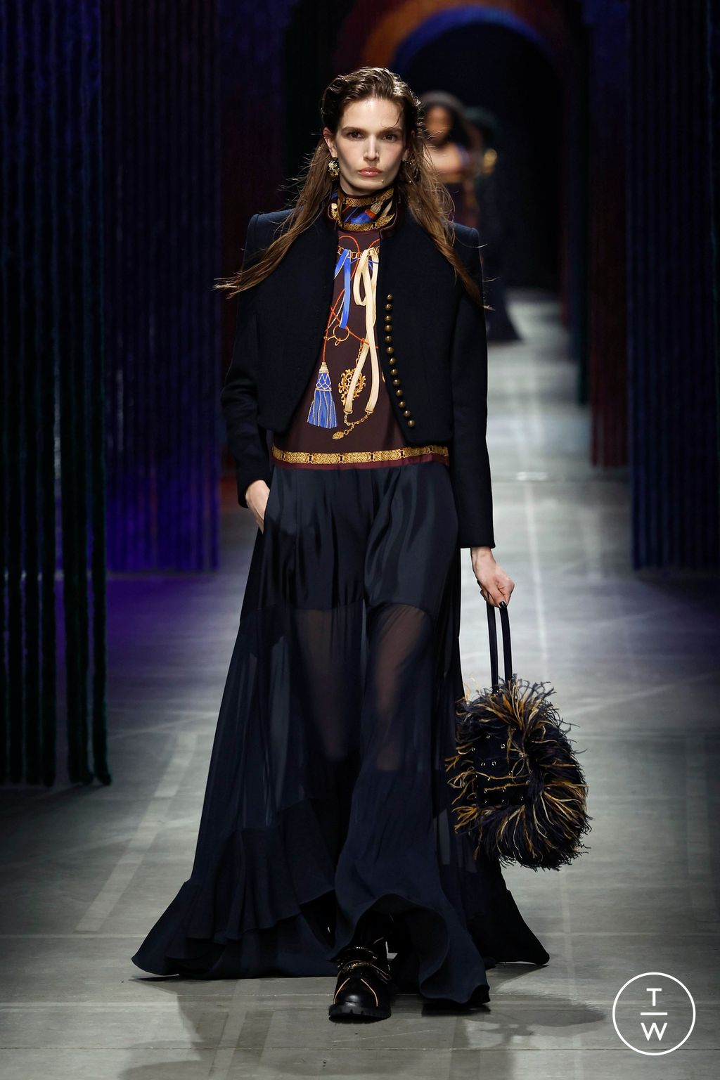 Fashion Week Milan Fall/Winter 2026 look 28 de la collection Etro womenswear