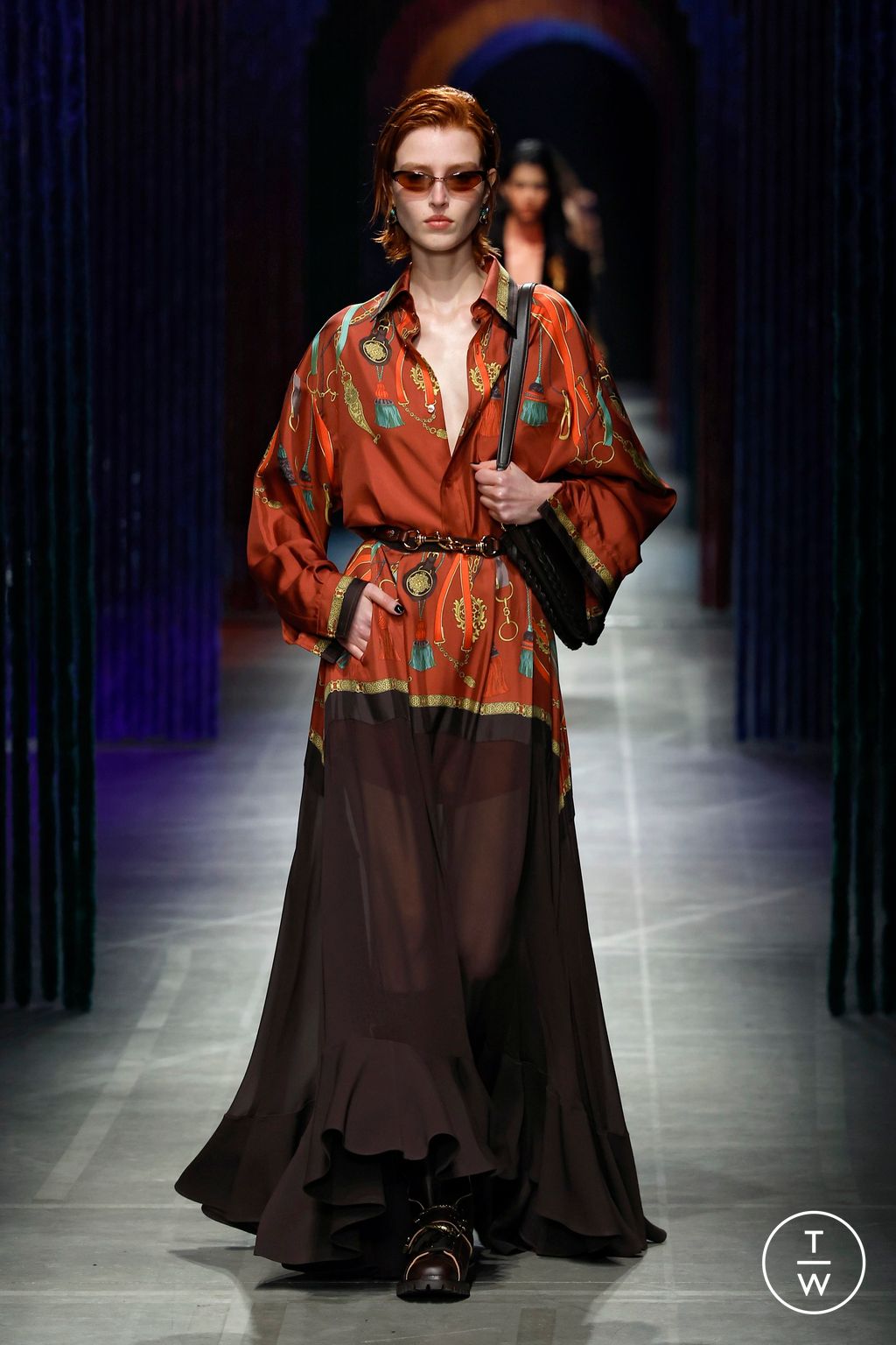 Fashion Week Milan Fall/Winter 2026 look 32 from the Etro collection womenswear