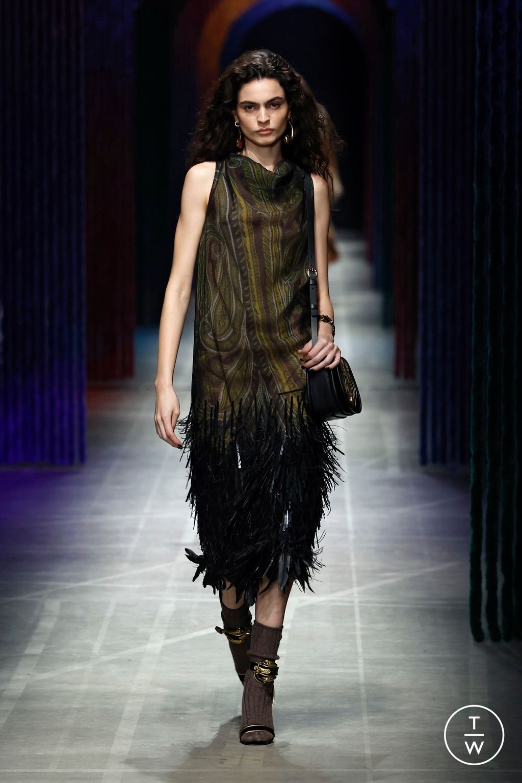 Fashion Week Milan Fall/Winter 2026 look 34 de la collection Etro womenswear