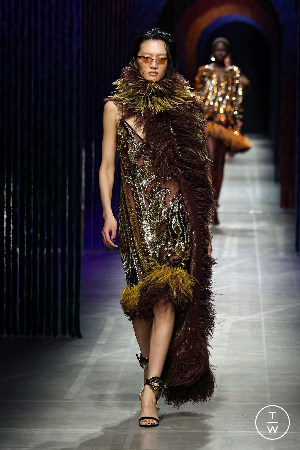 Fashion Week Milan Fall/Winter 2026 look 44 de la collection Etro womenswear