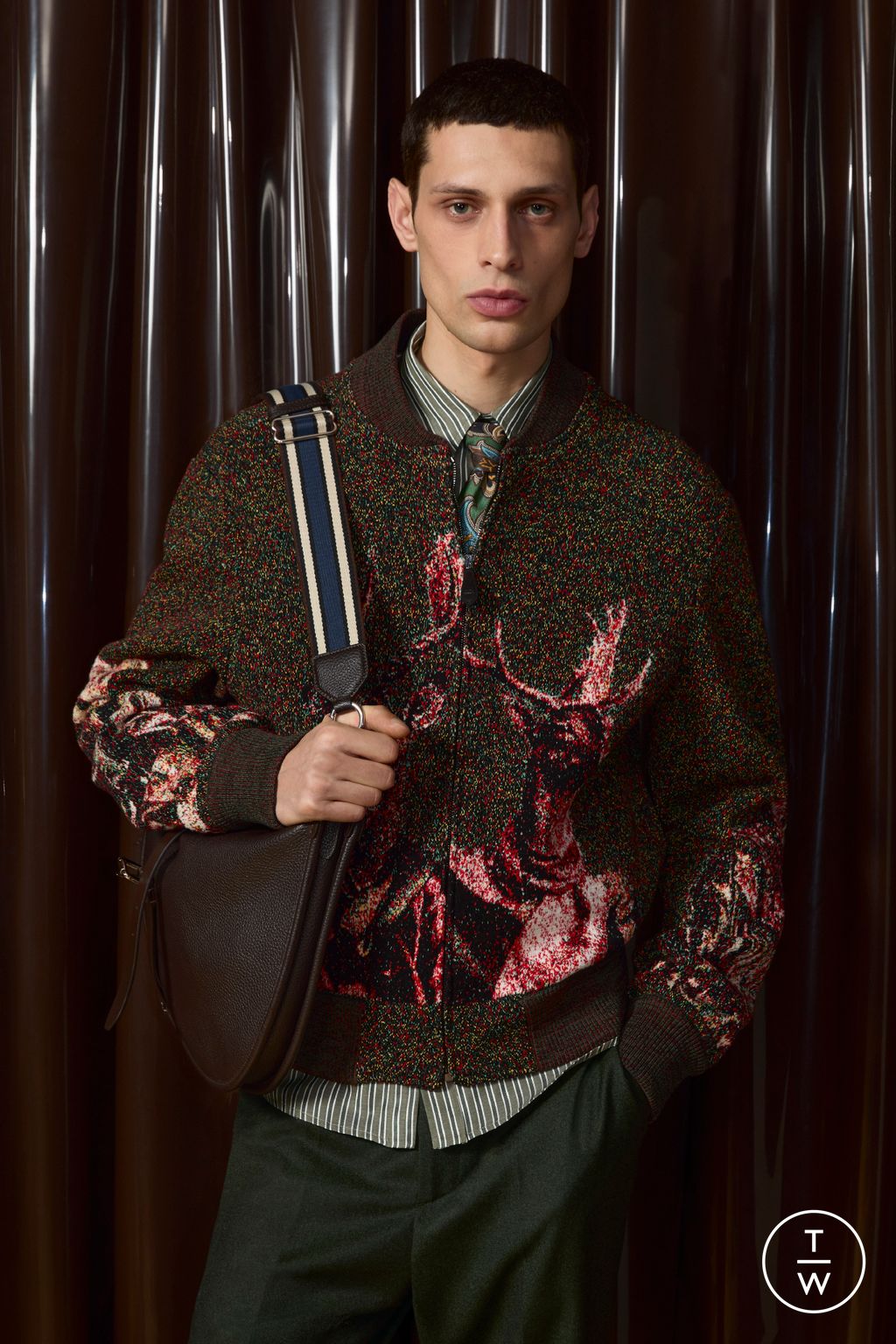 Fashion Week Milan Fall/Winter 2026 look 15 from the Etro collection menswear