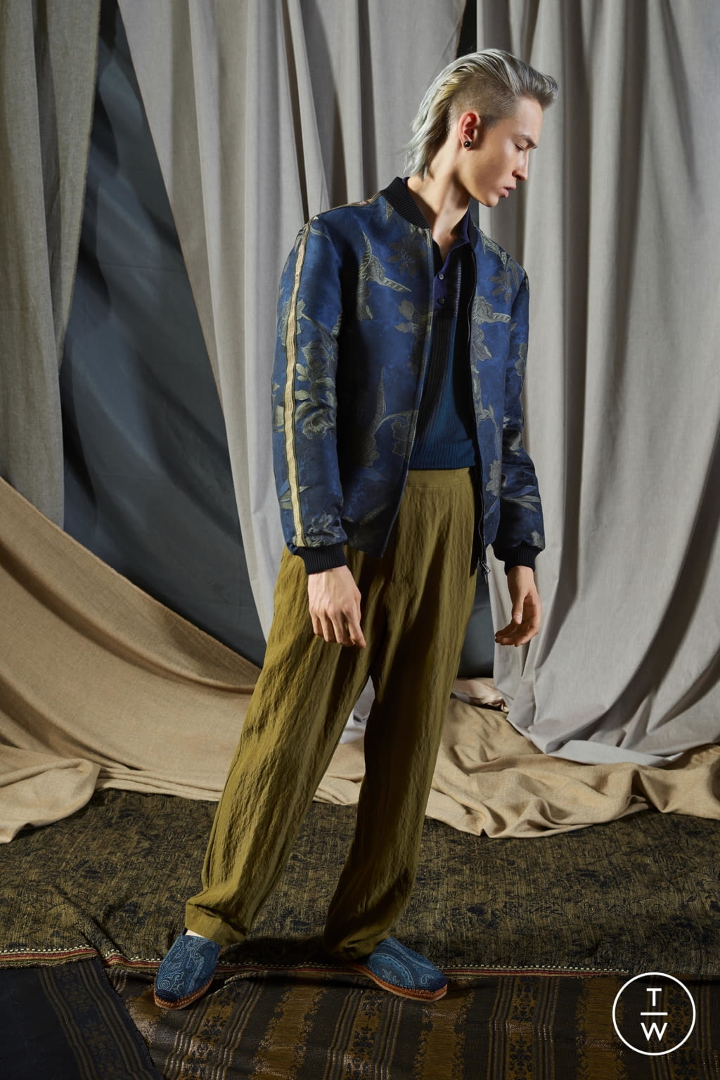 Fashion Week Milan Spring/Summer 2019 look 20 from the Etro collection menswear