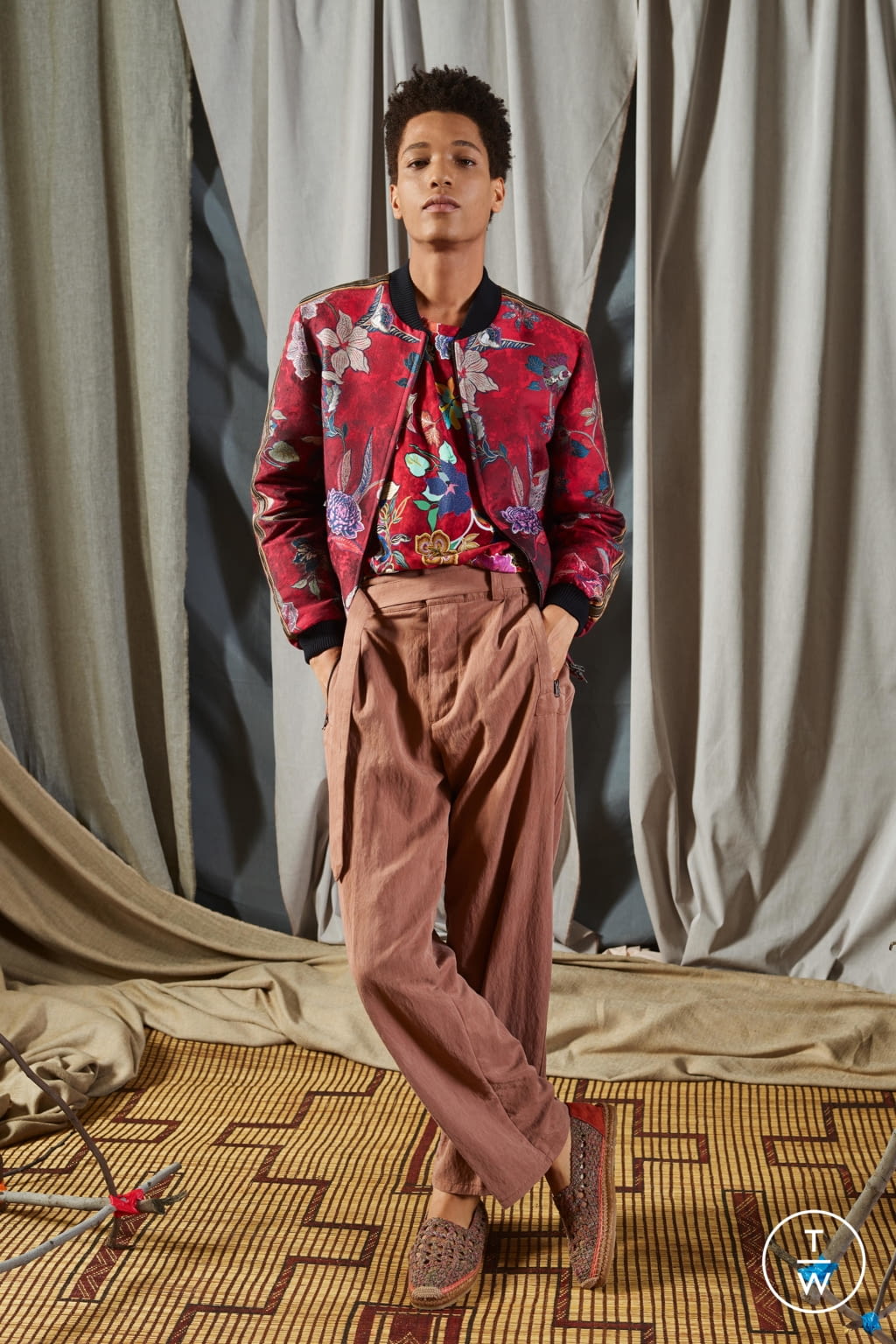 Fashion Week Milan Spring/Summer 2019 look 22 from the Etro collection menswear