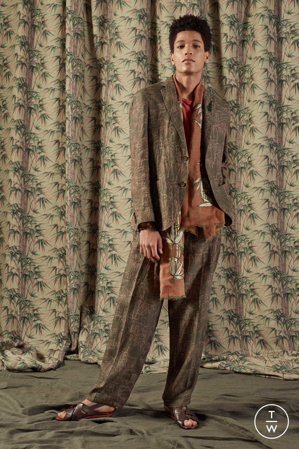 Fashion Week Milan Spring/Summer 2019 look 27 from the Etro collection menswear