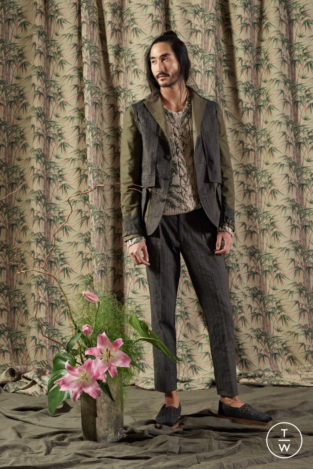 Fashion Week Milan Spring/Summer 2019 look 34 from the Etro collection menswear
