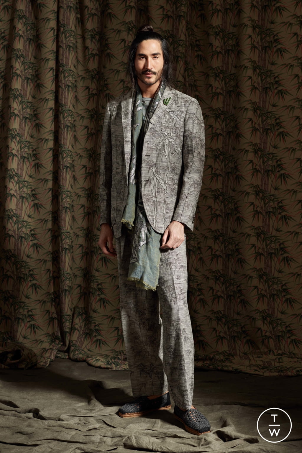 Fashion Week Milan Spring/Summer 2019 look 39 from the Etro collection menswear