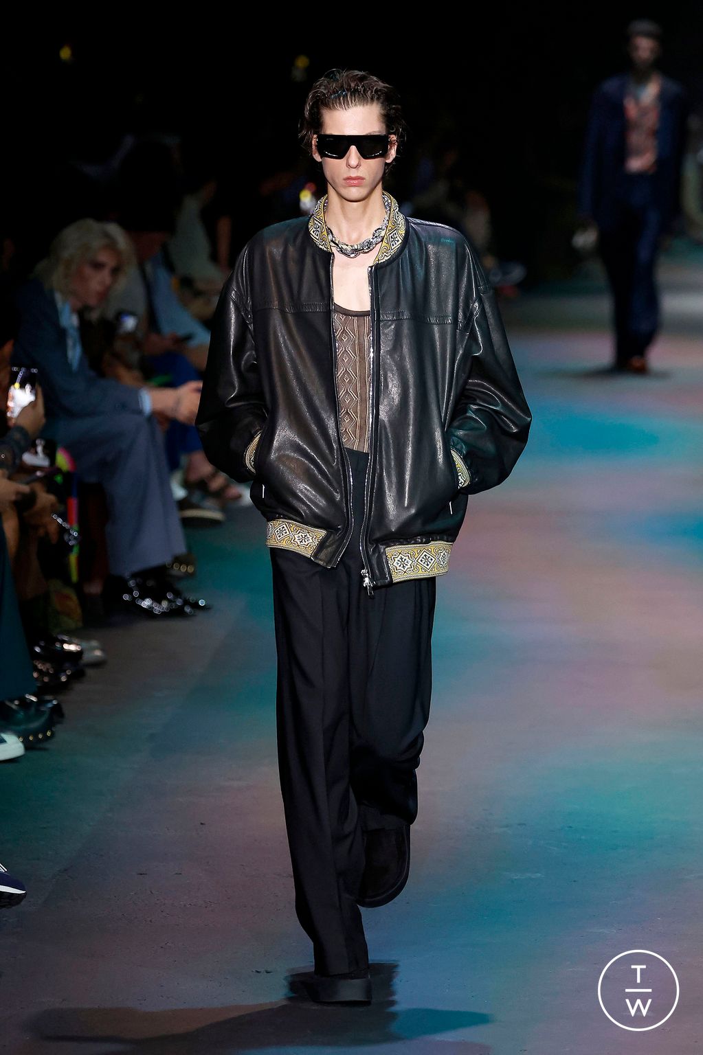 Fashion Week Milan Spring/Summer 2024 look 6 de la collection Etro menswear