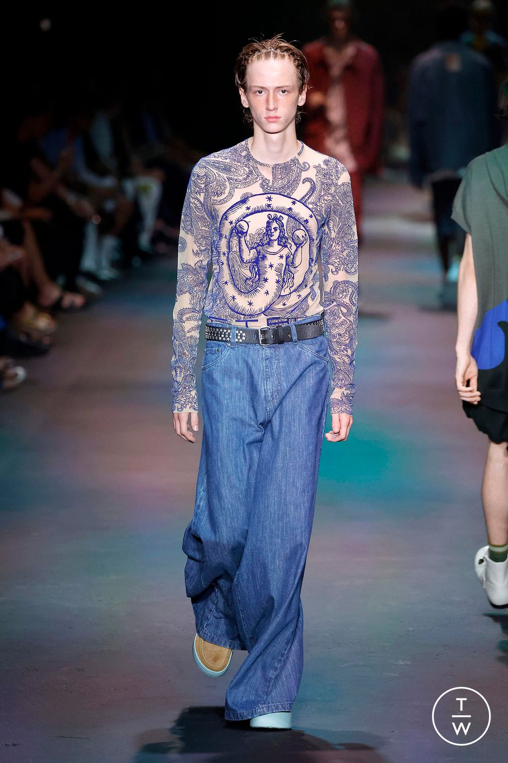 Fashion Week Milan Spring/Summer 2024 look 25 from the Etro collection 男装