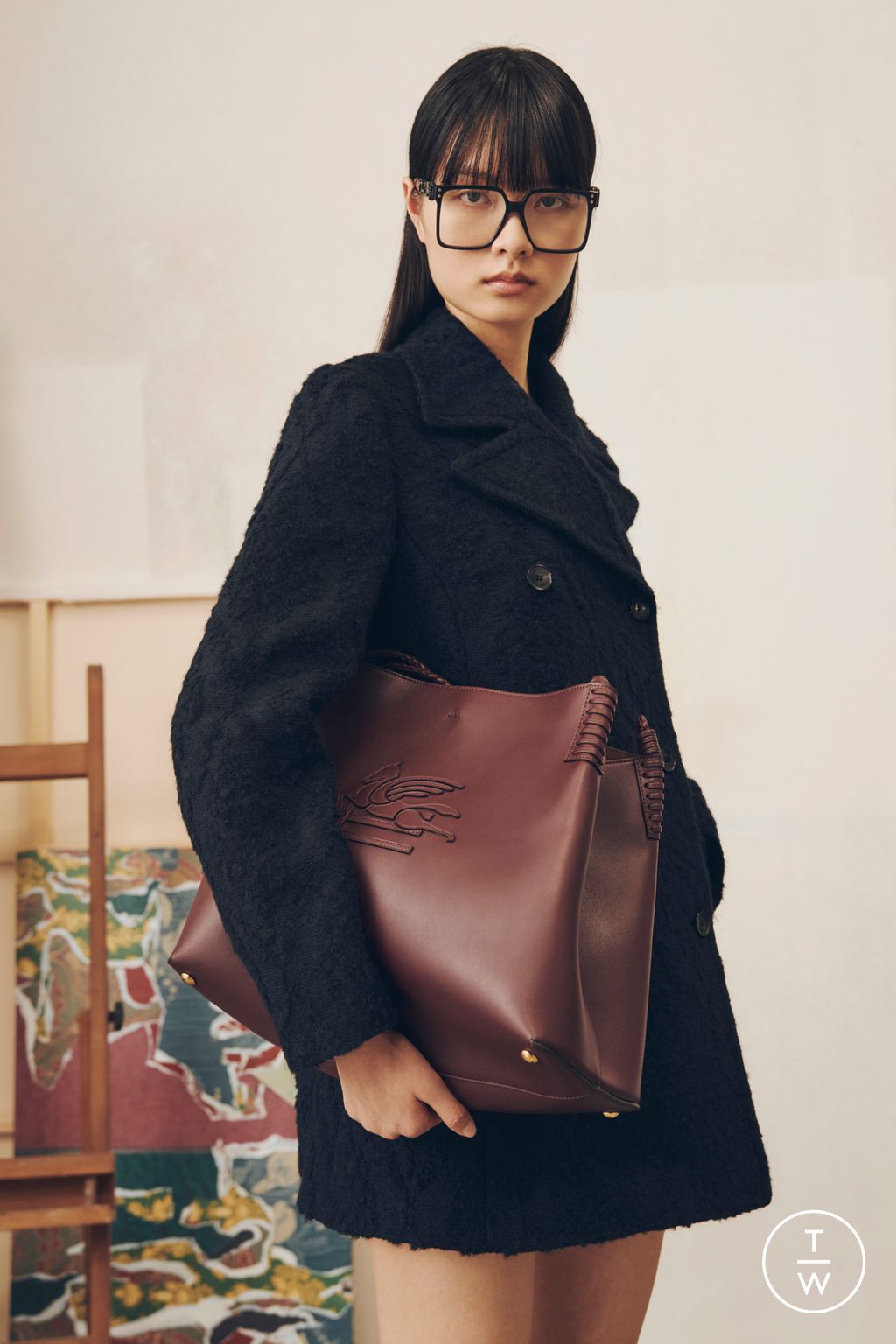 Fashion Week Milan Pre-Fall 2025 look 10 de la collection Etro womenswear