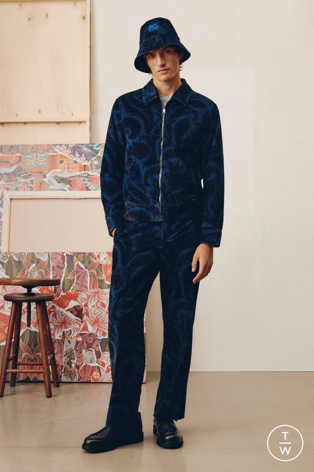 Fashion Week Milan Pre-Fall 2025 look 11 from the Etro collection womenswear