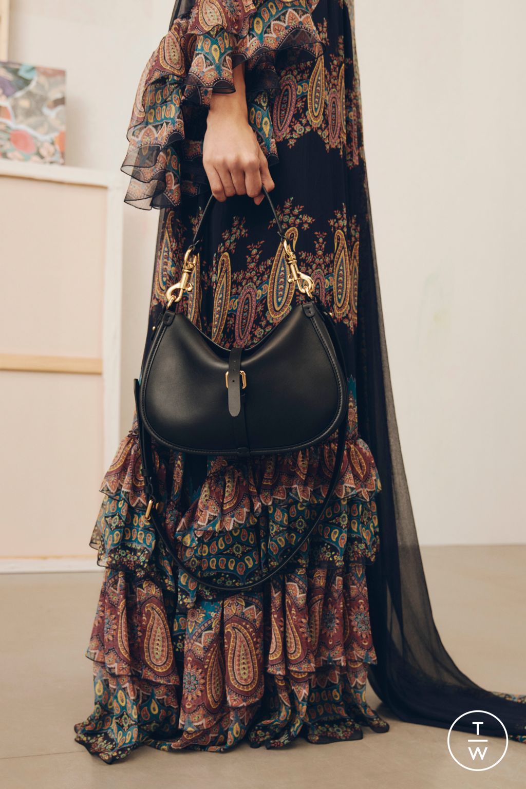 Fashion Week Milan Pre-Fall 2025 look 16 de la collection Etro womenswear