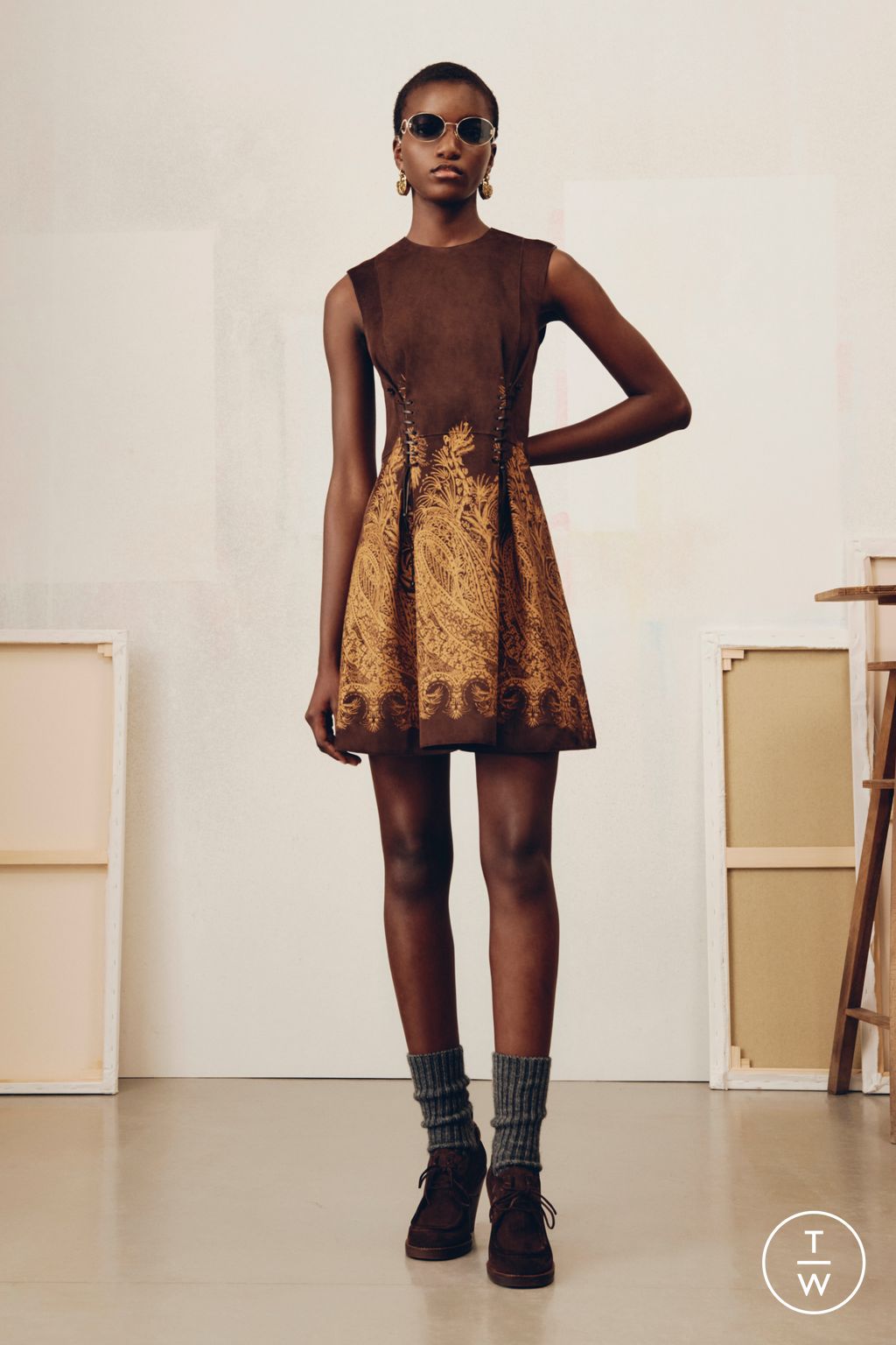 Fashion Week Milan Pre-Fall 2025 look 23 from the Etro collection womenswear