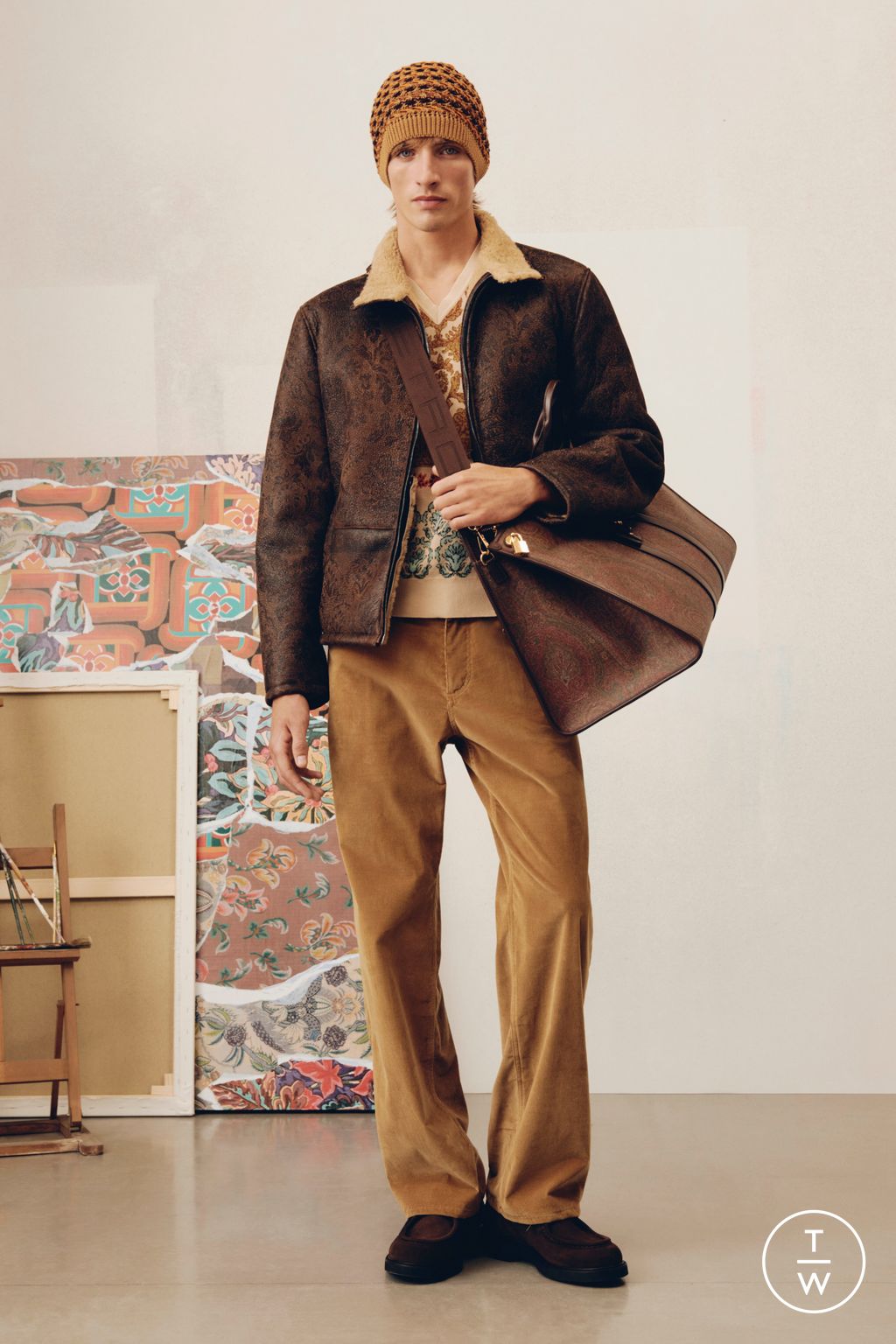 Fashion Week Milan Pre-Fall 2025 look 29 from the Etro collection womenswear