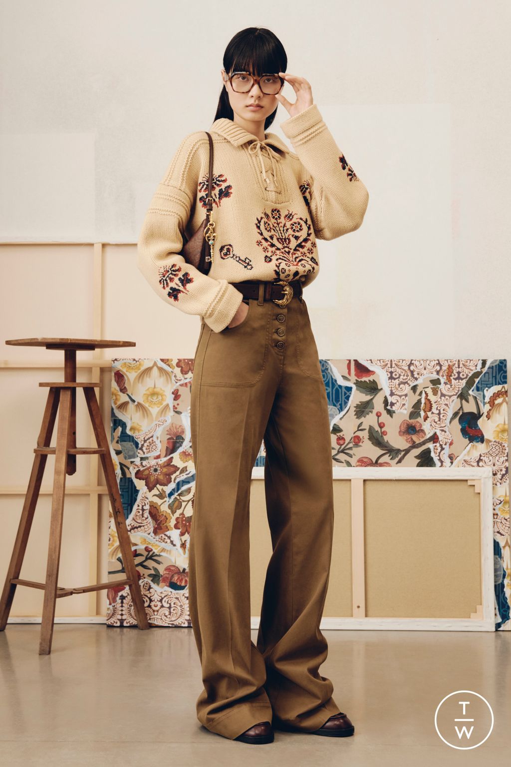 Fashion Week Milan Pre-Fall 2025 look 30 de la collection Etro womenswear