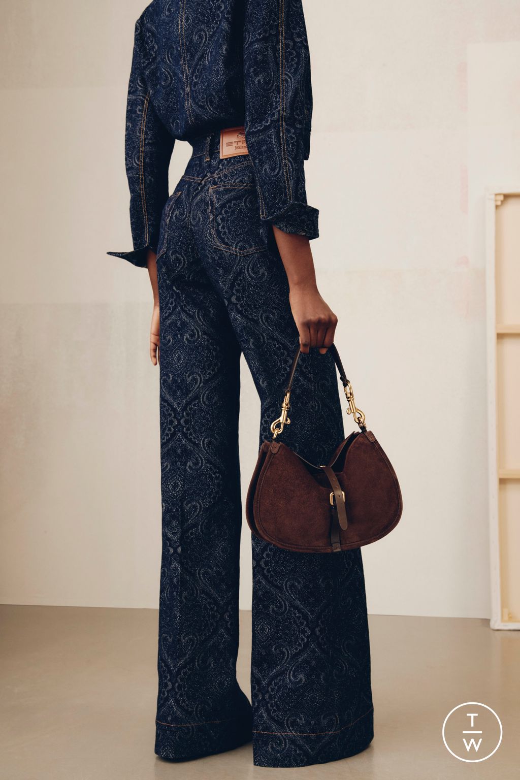 Fashion Week Milan Pre-Fall 2025 look 3 de la collection Etro womenswear