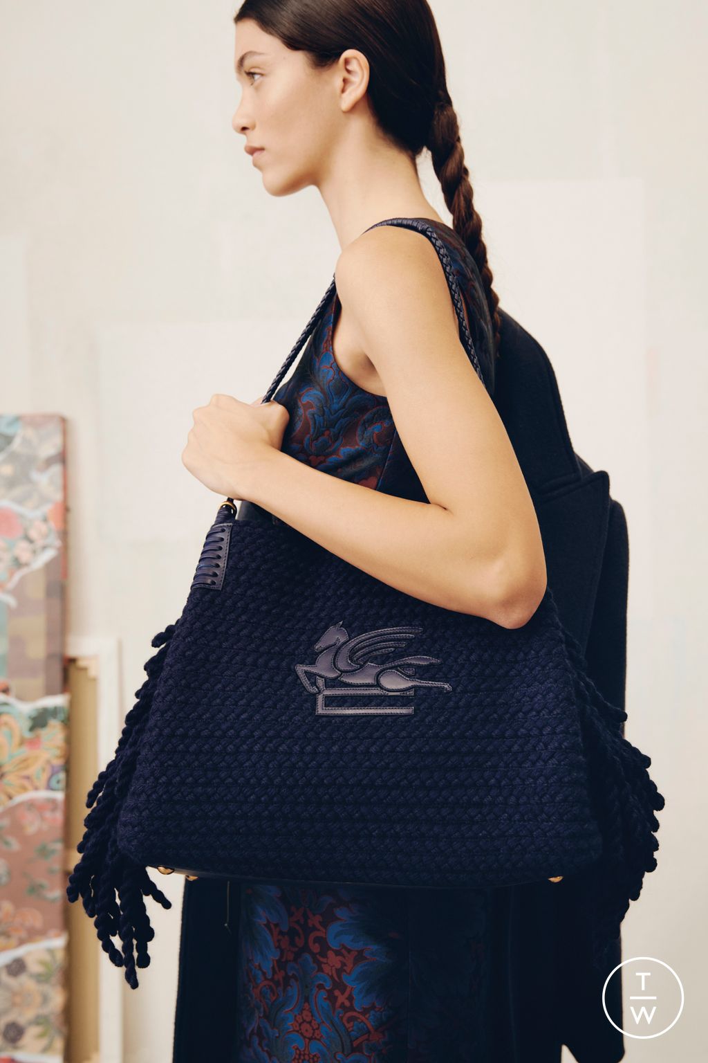 Fashion Week Milan Pre-Fall 2025 look 41 de la collection Etro womenswear