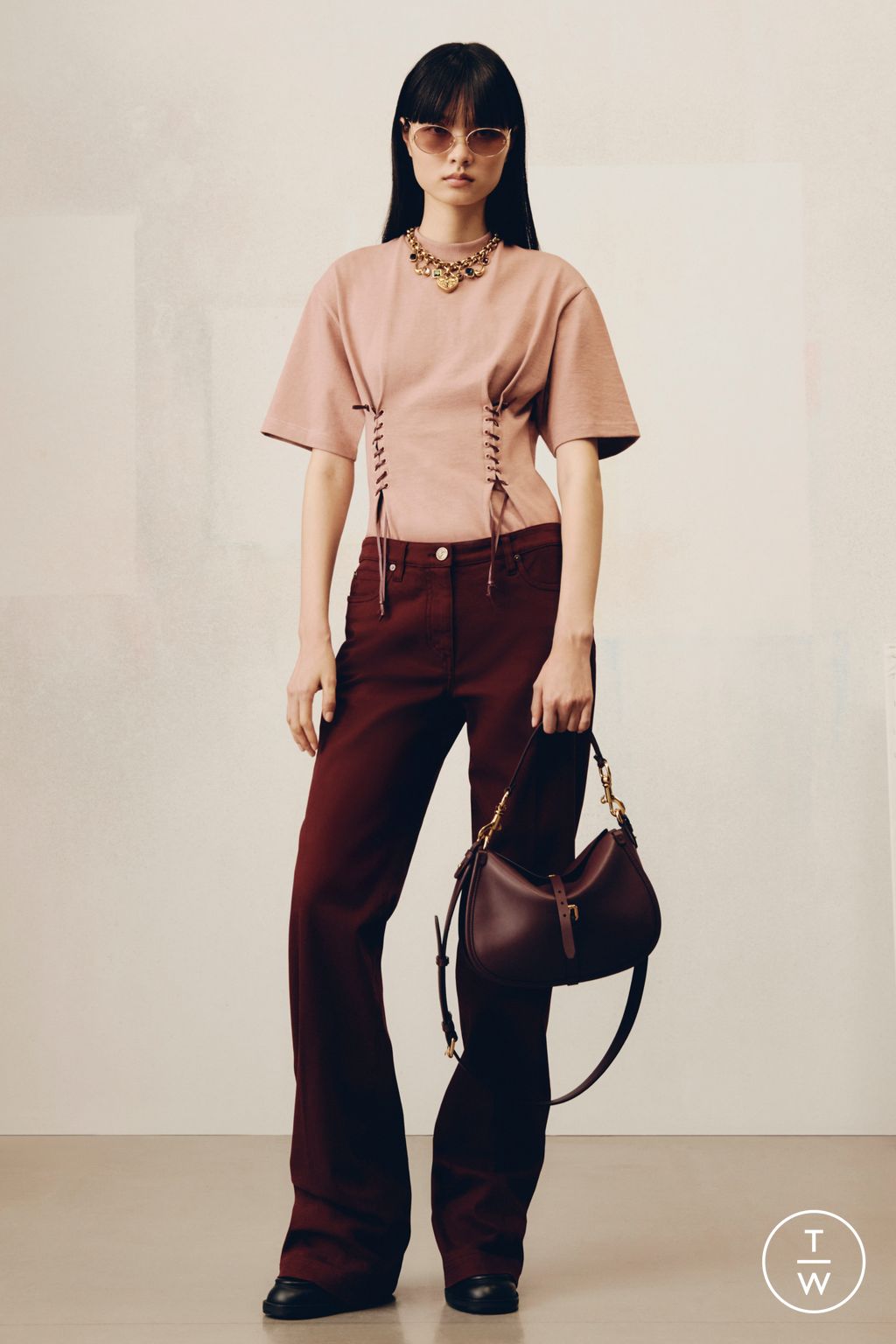 Fashion Week Milan Pre-Fall 2025 look 6 from the Etro collection womenswear