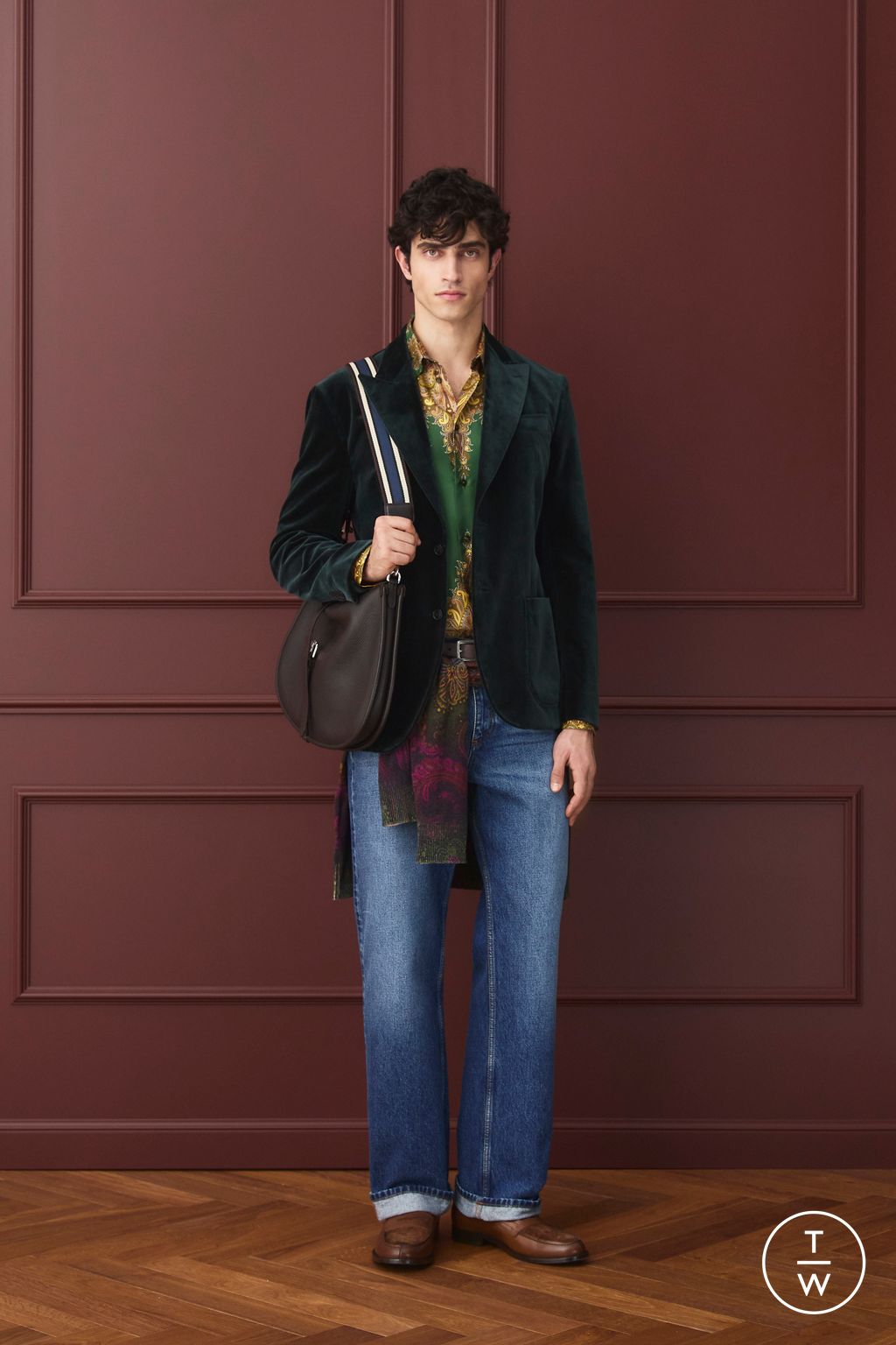 Fashion Week Milan Pre-Fall 2026 look 15 from the Etro collection womenswear