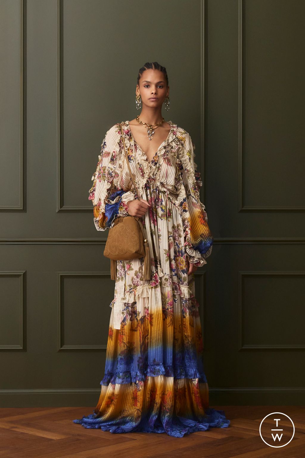 Fashion Week Milan Pre-Fall 2026 look 20 from the Etro collection womenswear
