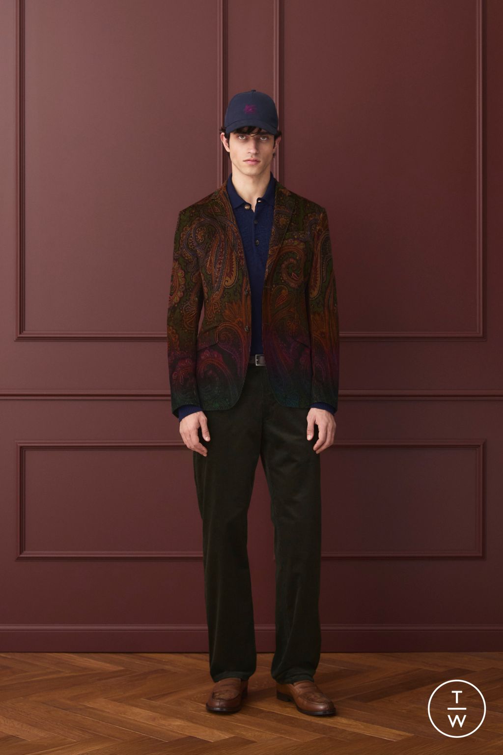 Fashion Week Milan Pre-Fall 2026 look 25 de la collection Etro womenswear