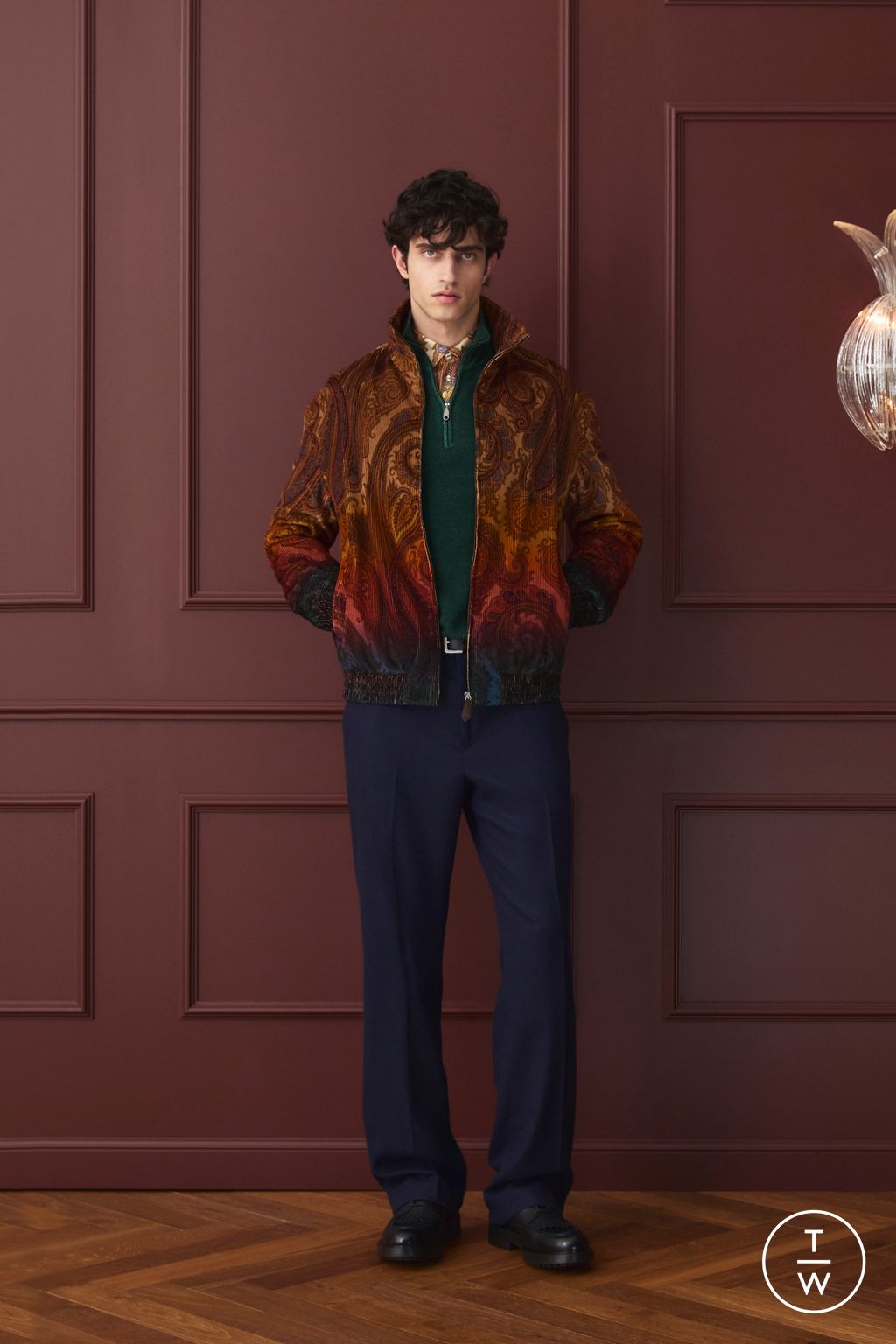 Fashion Week Milan Pre-Fall 2026 look 27 de la collection Etro womenswear