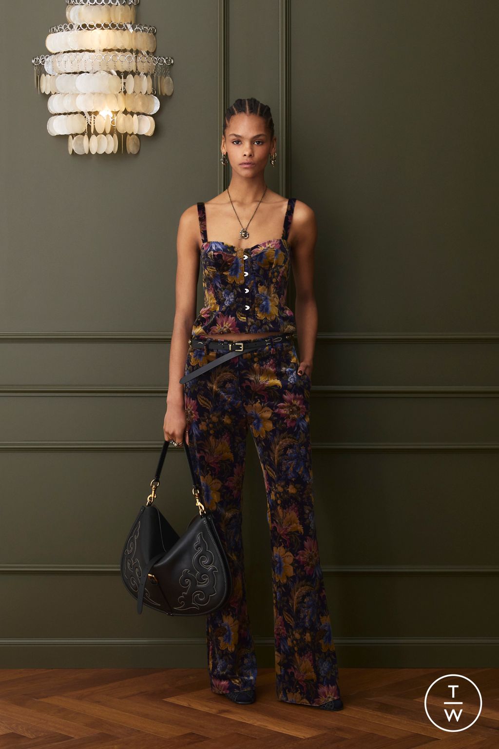Fashion Week Milan Pre-Fall 2026 look 3 de la collection Etro womenswear