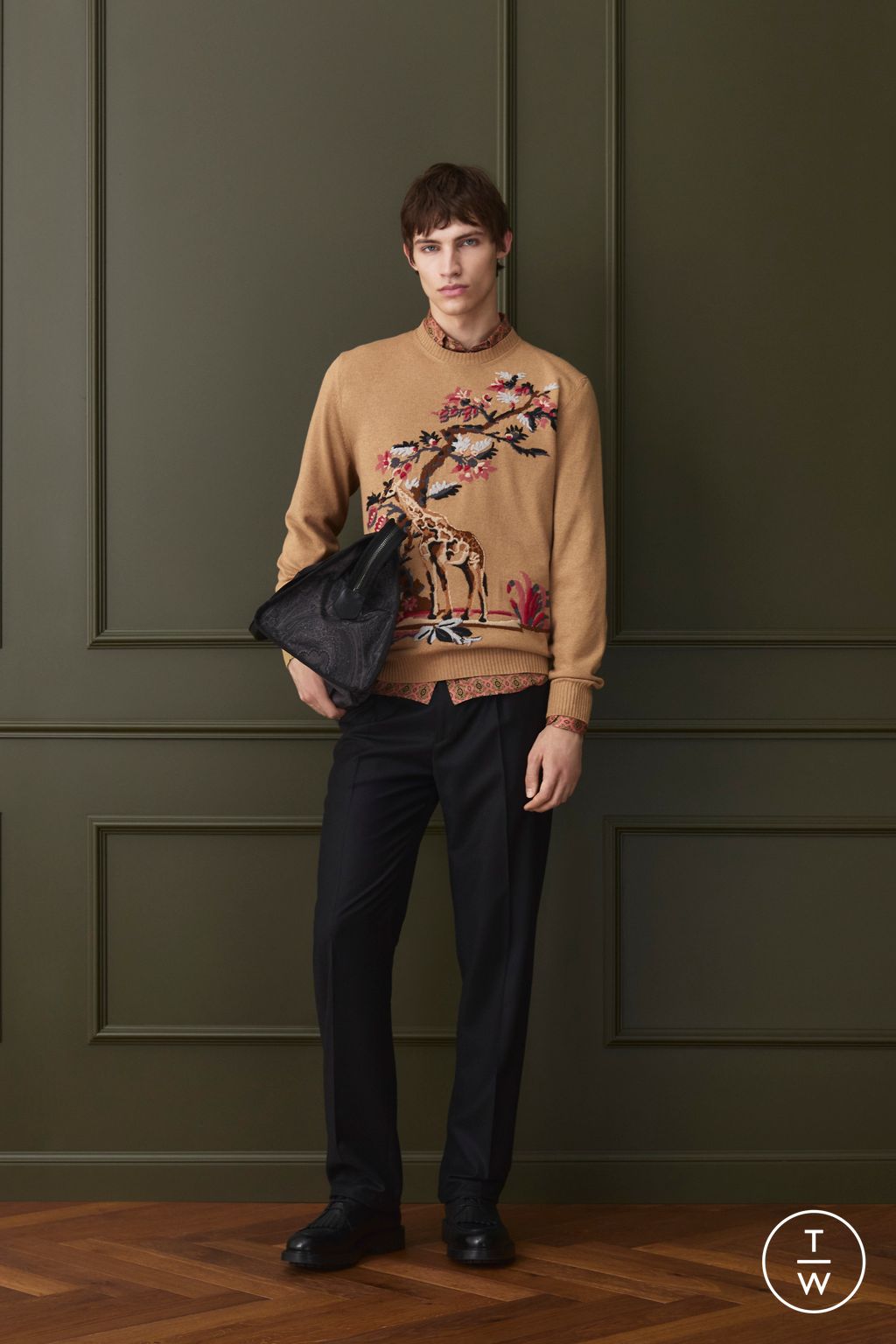 Fashion Week Milan Pre-Fall 2026 look 35 from the Etro collection womenswear