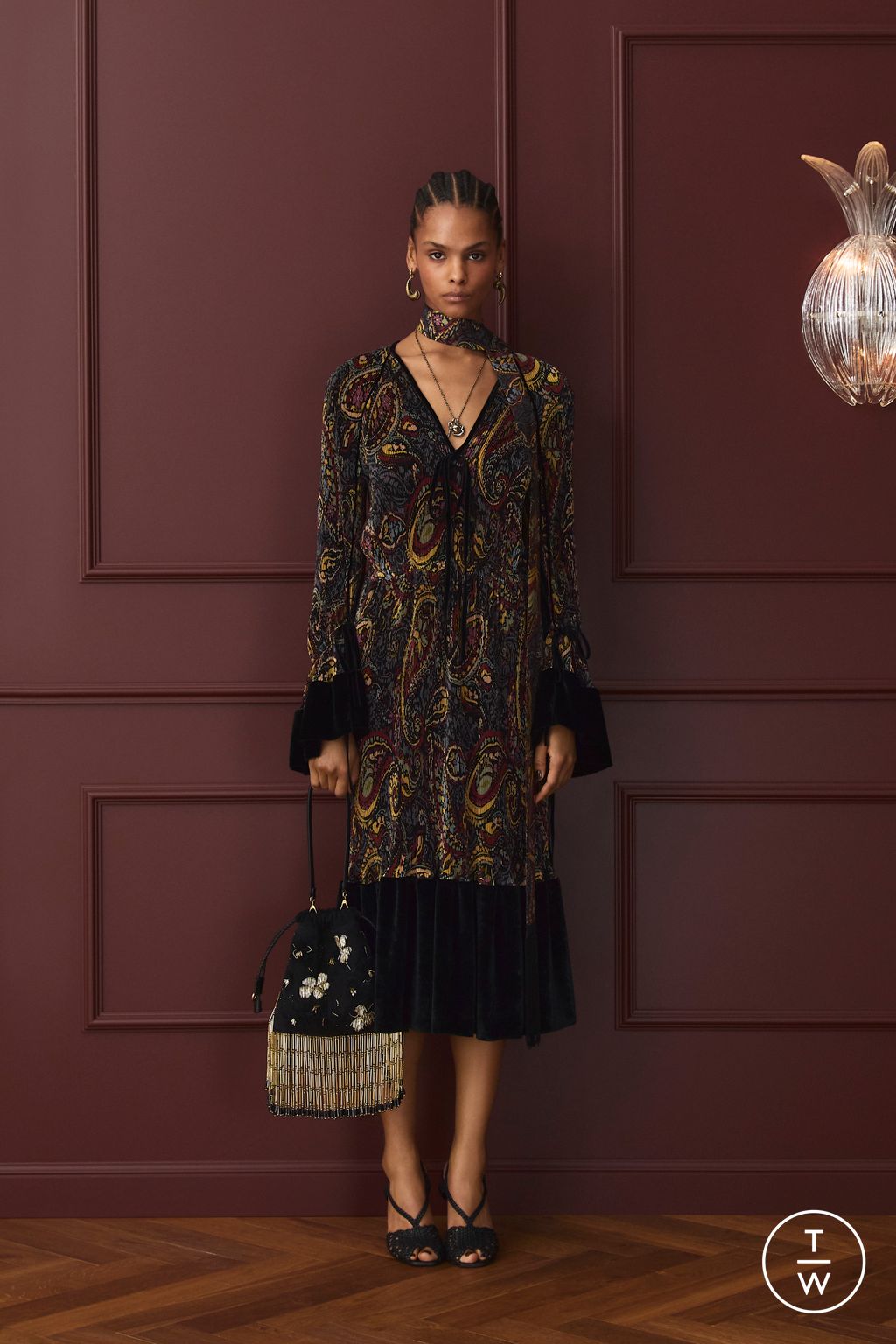 Fashion Week Milan Pre-Fall 2026 look 37 from the Etro collection womenswear