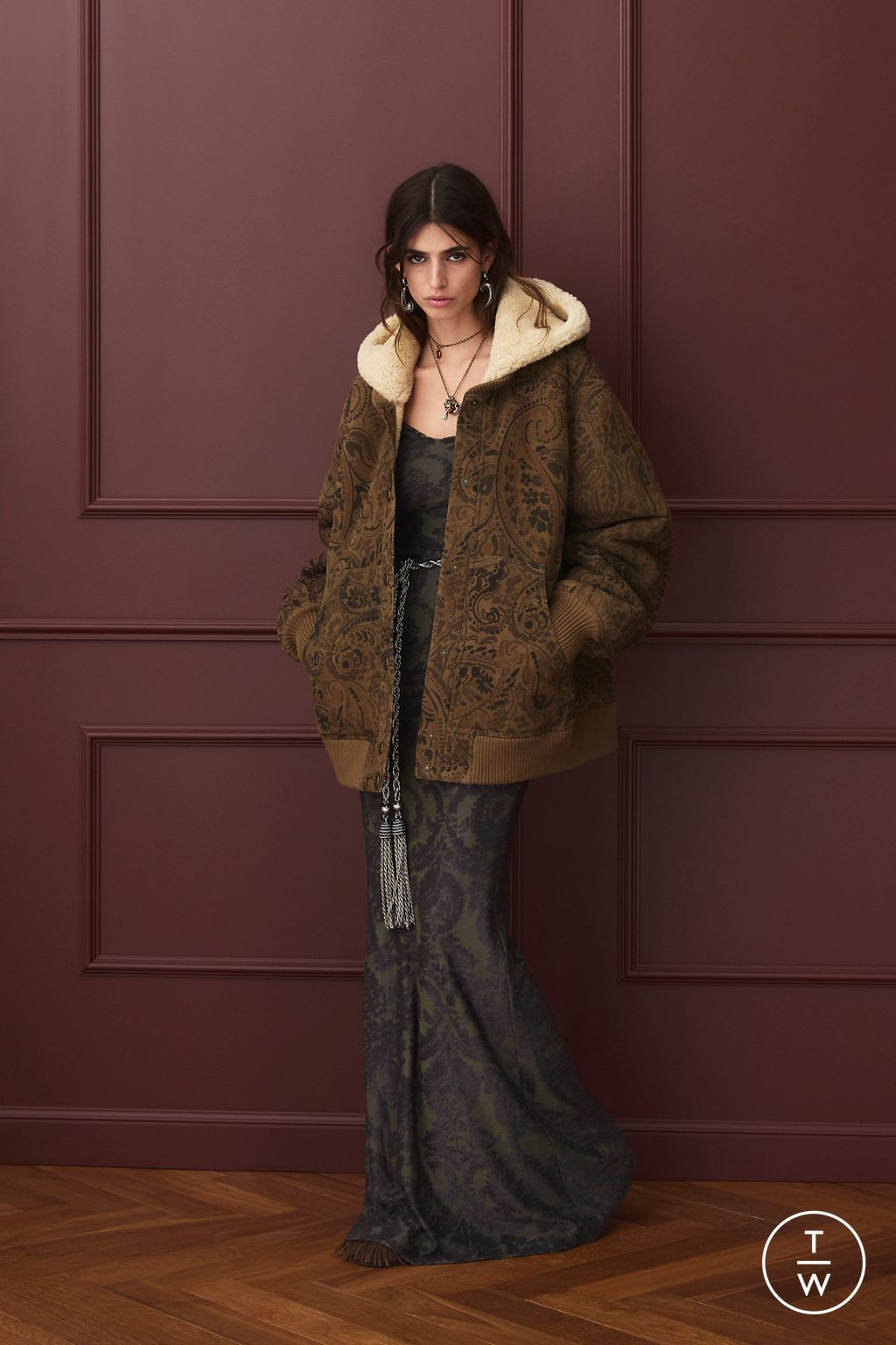 Fashion Week Milan Pre-Fall 2026 look 48 de la collection Etro womenswear