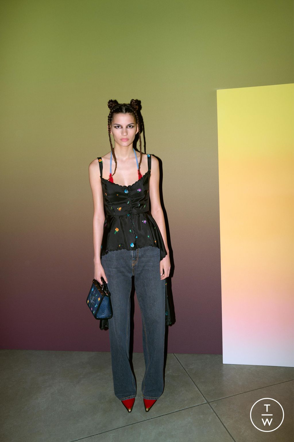 Fashion Week Milan Resort 2024 look 33 de la collection Etro womenswear
