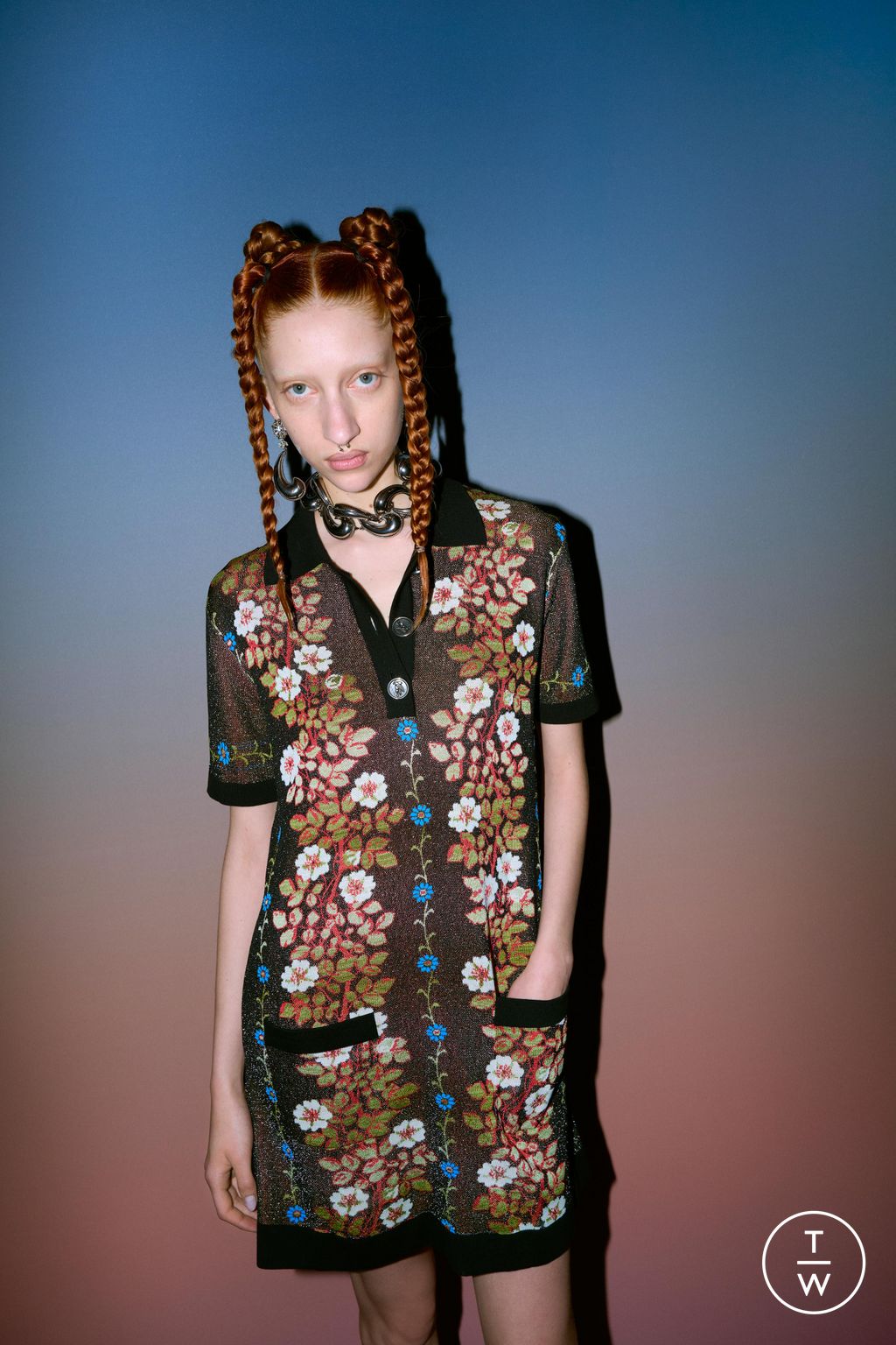 Fashion Week Milan Resort 2024 look 36 from the Etro collection 女装