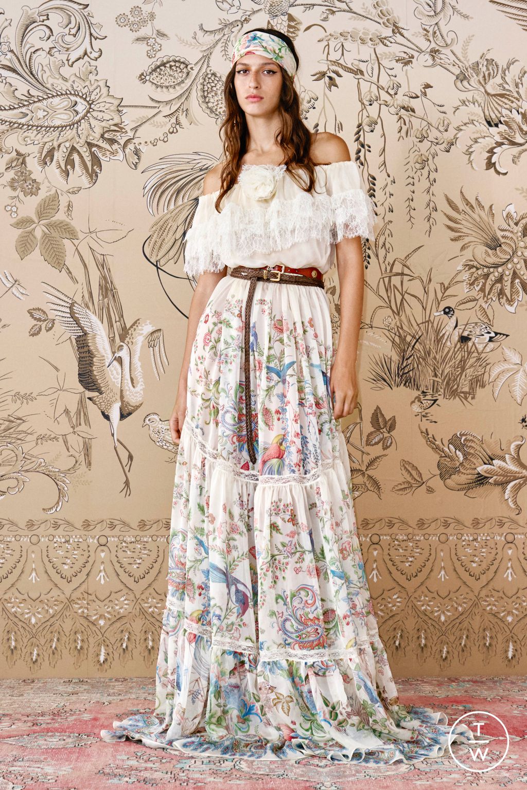 Fashion Week Milan Resort 2026 look 18 from the Etro collection womenswear