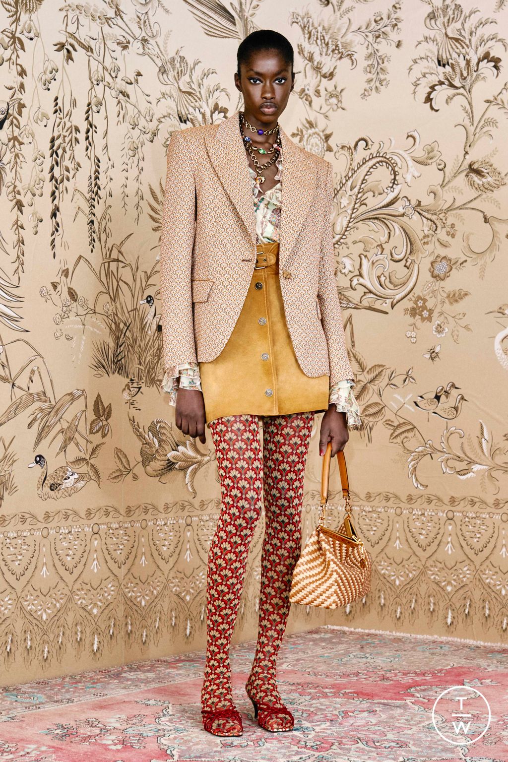 Fashion Week Milan Resort 2026 look 28 de la collection Etro womenswear
