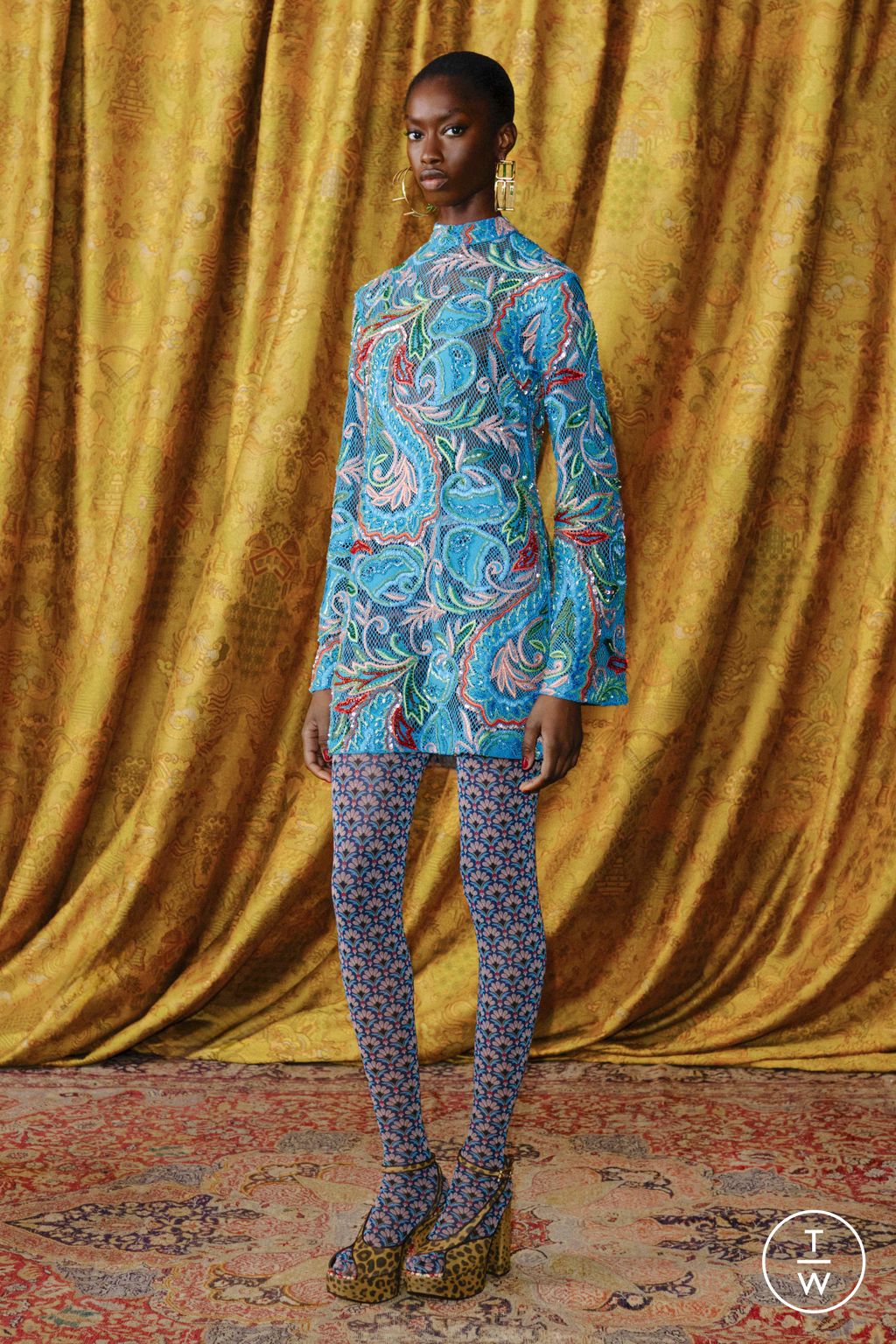 Fashion Week Milan Resort 2026 look 38 de la collection Etro womenswear