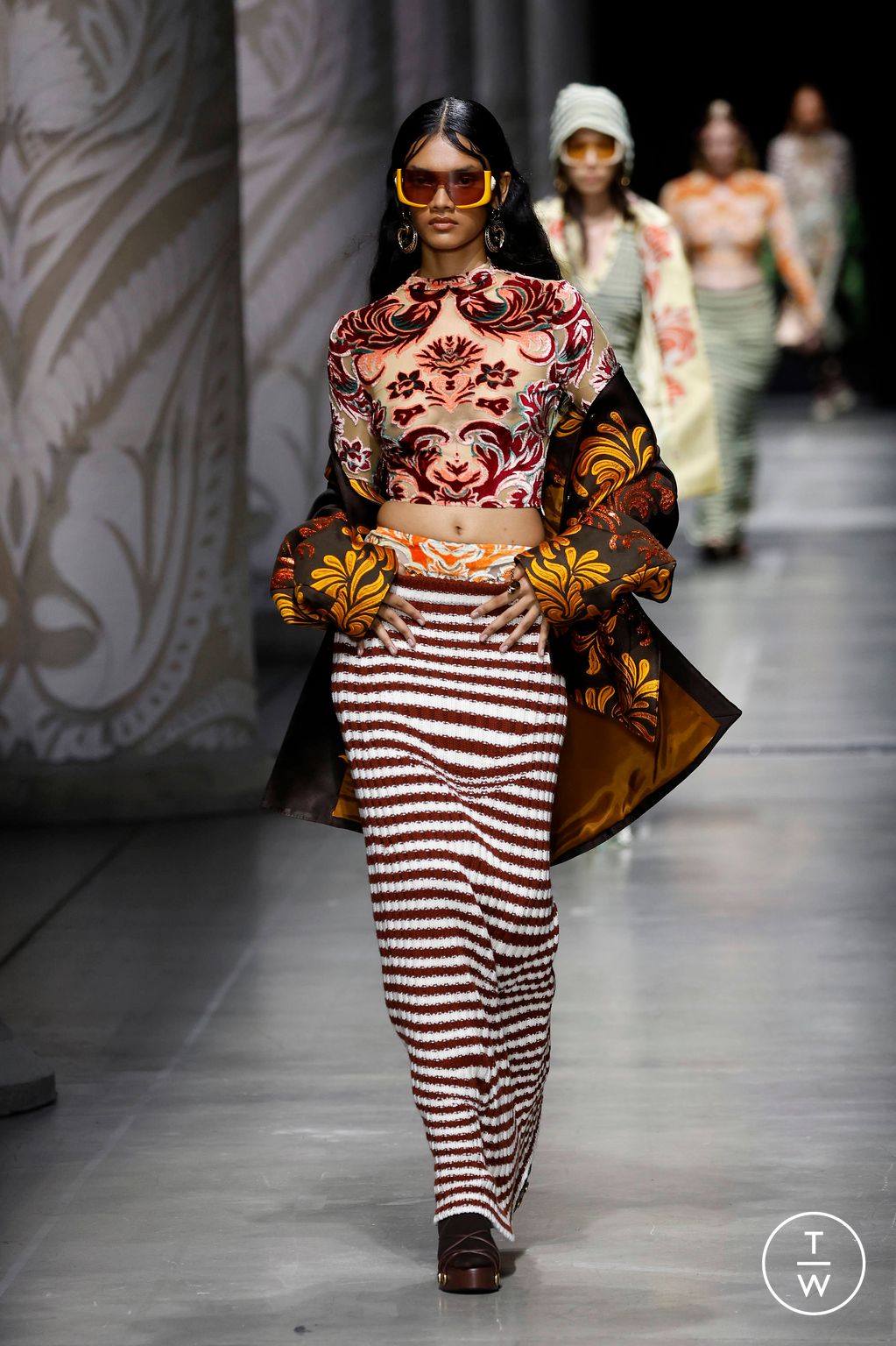 Fashion Week Milan Spring/Summer 2024 look 11 from the Etro collection 女装